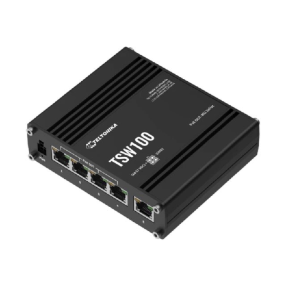 Teltonika Ethernet Switch , TSW100 , Unmanaged , Wall-mountable