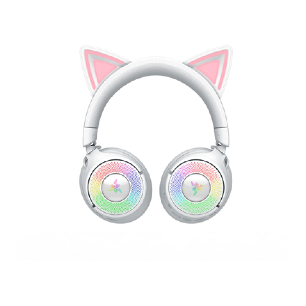 Razer Headset , Kraken Kitty V3 Pro , Bluetooth , Over-ear , Microphone , Wireless , White