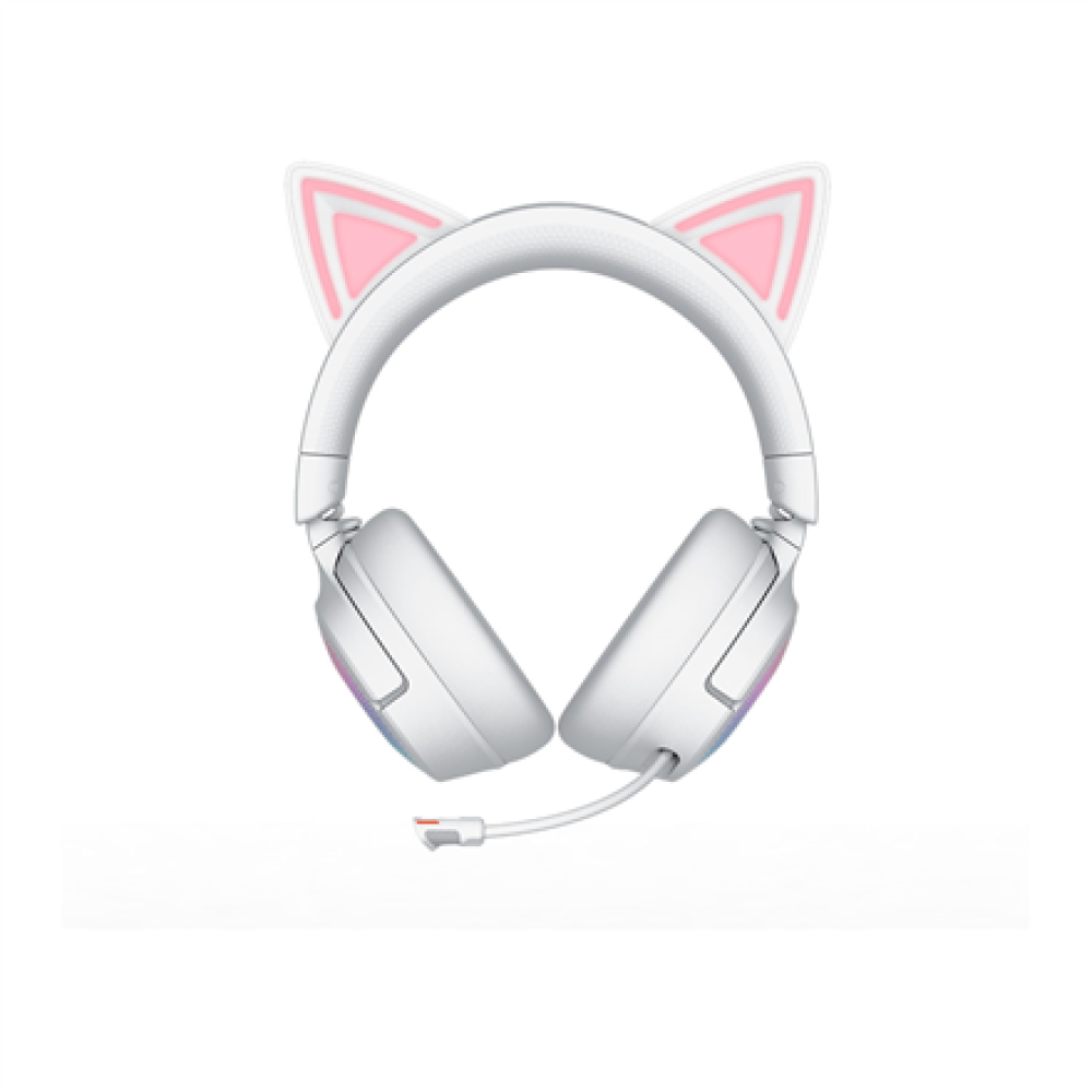 Razer Headset , Kraken Kitty V3 Pro , Bluetooth , Over-ear , Microphone , Wireless , White