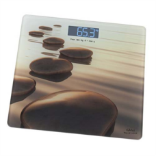 Gallet Personal scale Pierres beiges GALPEP951 Maximum weight (capacity) 150 kg Accuracy 100 g Photo with motive