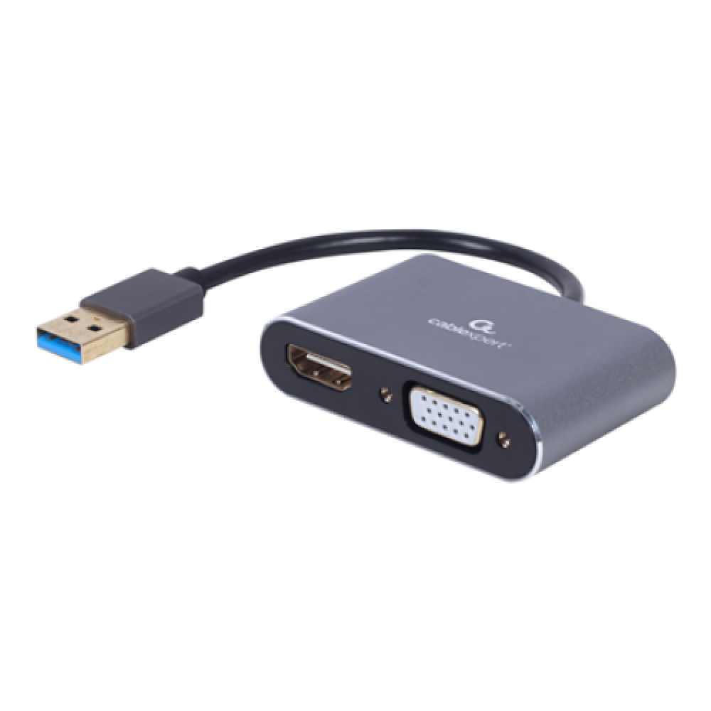 Cablexpert , USB display adapter , A-USB3-HDMIVGA-01 , USB 3.0 Type-A , 0.15 m