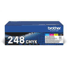 Brother TN-248VAL , Toner cartridge, Value pack with all 4 toners , 1000 pages