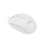 Natec Mouse Sparrow NMY-1188 wired, White, USB Type-A