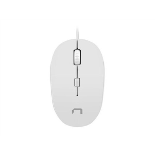 Natec Mouse Sparrow NMY-1188 wired, White, USB Type-A