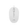 Natec Mouse Sparrow NMY-1188 wired, White, USB Type-A