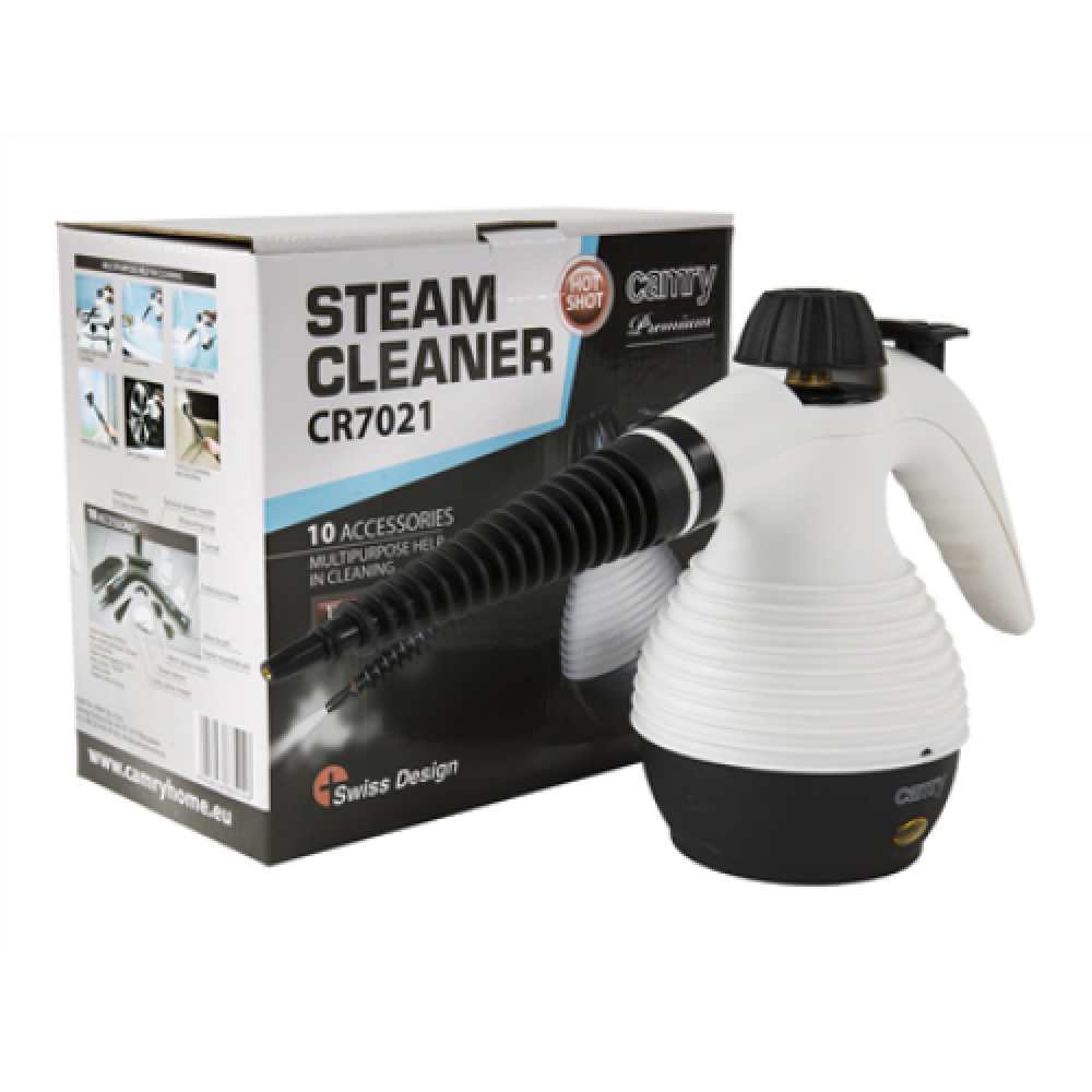 Camry , Steam cleaner , CR 7021 , Power 1100 W , Steam pressure 3.5 bar , Water tank capacity 0.35 L , White