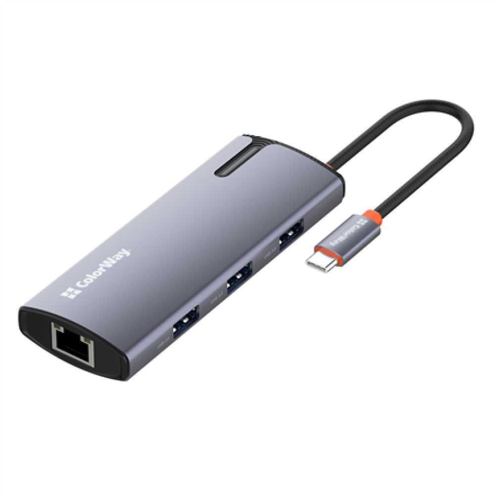 ColorWay 6-in-1 Docking Station , CW-HUB03 , 100 W