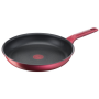 TEFAL , Frying Pan , G2730572 Daily Chef , Frying , Diameter 26 cm , Suitable for induction hob , Fixed handle , Red
