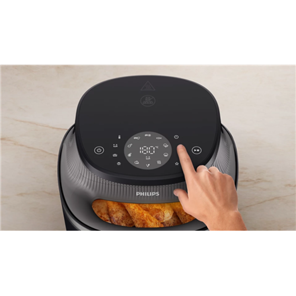 Philips Airfryer , NA322/00 3000 Series , Power 1400 W , Capacity 4.2 L , RapidAir Plus , Black