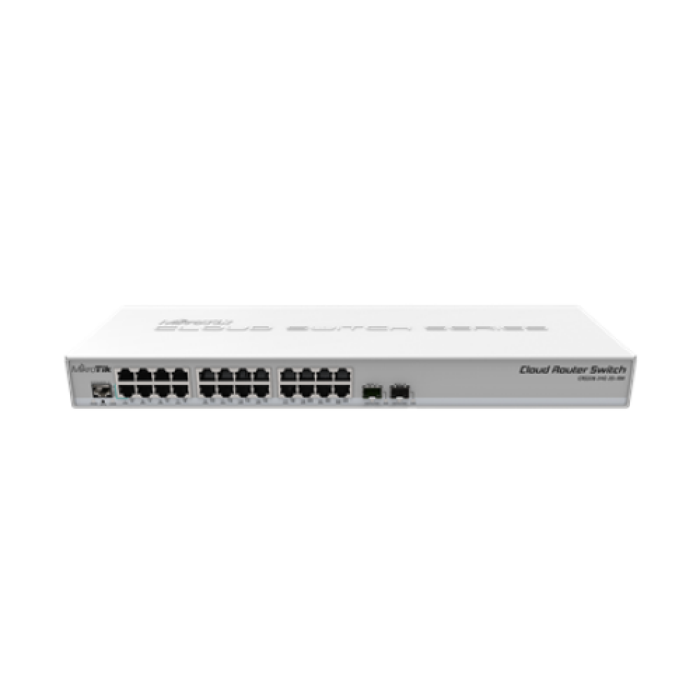 MikroTik , Cloud Router Switch CRS326-24G-2S+RM , Managed L3 , Rackmountable , Gigabit Ethernet (copper) ports quantity 24 , SFP+ ports quantity 2 , 12 month(s)