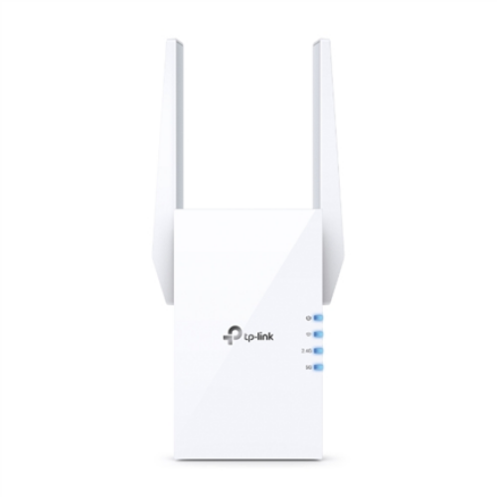 TP-LINK , Range Extender , RE605X , 802.11ax , Mesh Support No , 574+1201 Mbit/s , 10/100/1000 Mbit/s , Ethernet LAN (RJ-45) ports 1 , No mobile broadband , MU-MiMO No , Antenna type 2xExternal