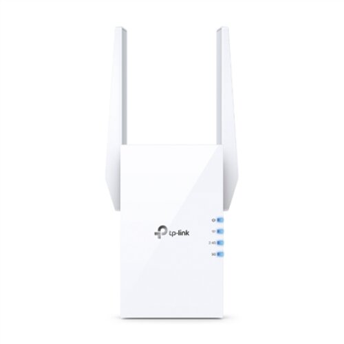 TP-LINK , Range Extender , RE605X , 802.11ax , Mesh Support No , 574+1201 Mbit/s , 10/100/1000 Mbit/s , Ethernet LAN (RJ-45) ports 1 , No mobile broadband , MU-MiMO No , Antenna type 2xExternal