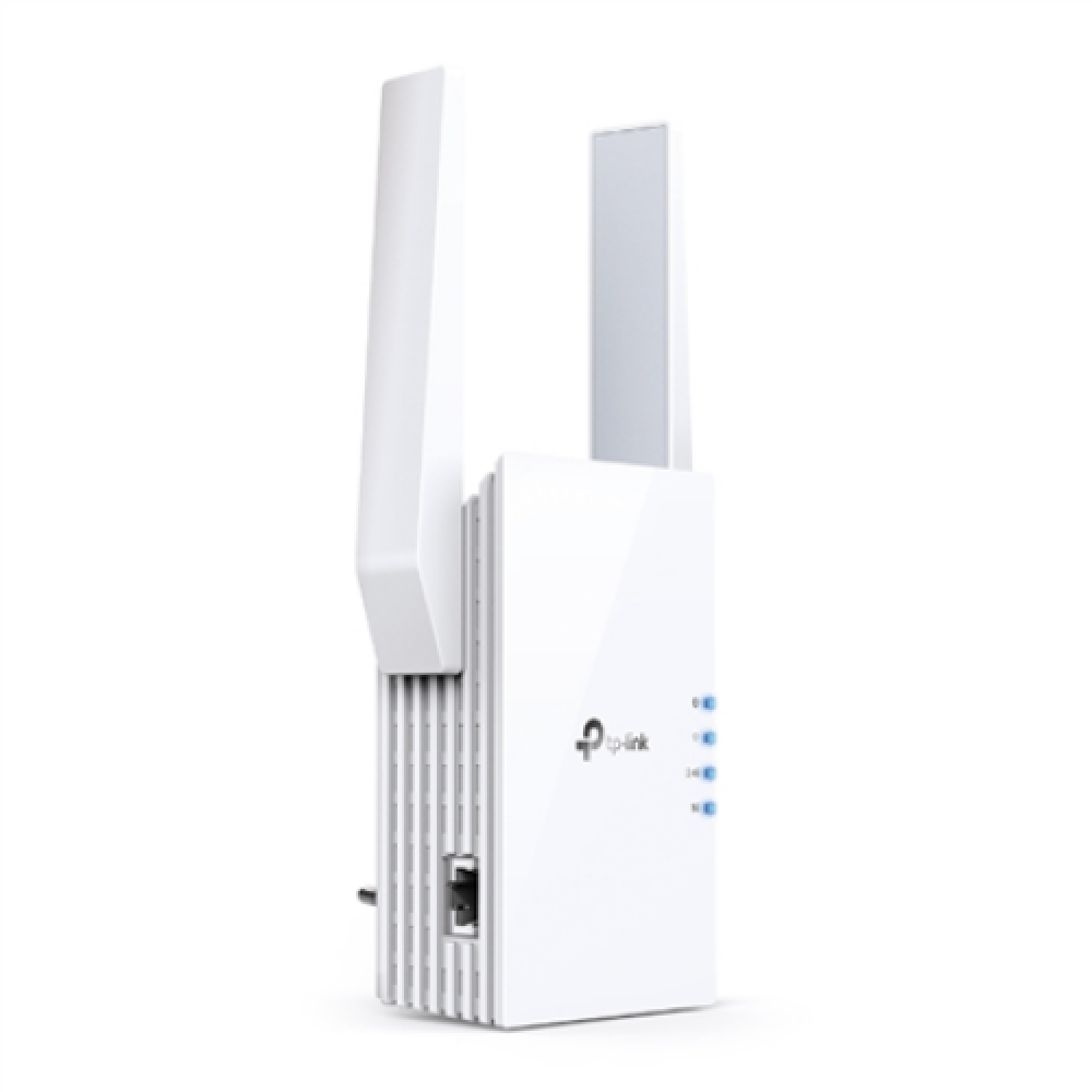 TP-LINK , Range Extender , RE605X , 802.11ax , Mesh Support No , 574+1201 Mbit/s , 10/100/1000 Mbit/s , Ethernet LAN (RJ-45) ports 1 , No mobile broadband , MU-MiMO No , Antenna type 2xExternal