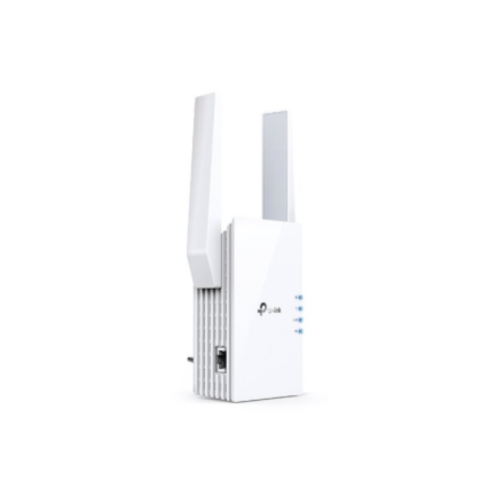 RE605X TP-LINK , Range Extender , RE605X , 802.11ax , Mesh Support No , 574+1201 Mbit/s , 10/100/1000 Mbit/s , Ethernet LAN (RJ-45) ports 1 , No mobile broadband , MU-MiMO No , Antenna type 2xExternal