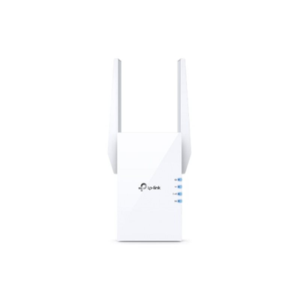 RE605X TP-LINK , Range Extender , RE605X , 802.11ax , Mesh Support No , 574+1201 Mbit/s , 10/100/1000 Mbit/s , Ethernet LAN (RJ-45) ports 1 , No mobile broadband , MU-MiMO No , Antenna type 2xExternal