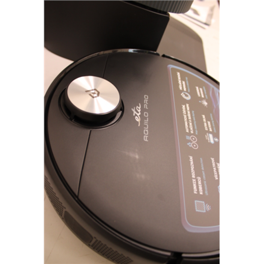 SALE OUT. ETA ETA724390000 Robotic vacuum cleaner ETA Aquilo PRO, Cordless, Operating time 180 min, Volume of dust bag or container 2,5 L, B , ETA Robotic Vacuum Cleaner , ETA724390000 Aquilo PRO , Wet&Dry , Operating time (max) 180 min , Li-ion , 520