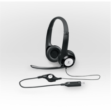 Logitech , Computer headset , H390 , On-Ear Built-in microphone , USB Type-A , Black