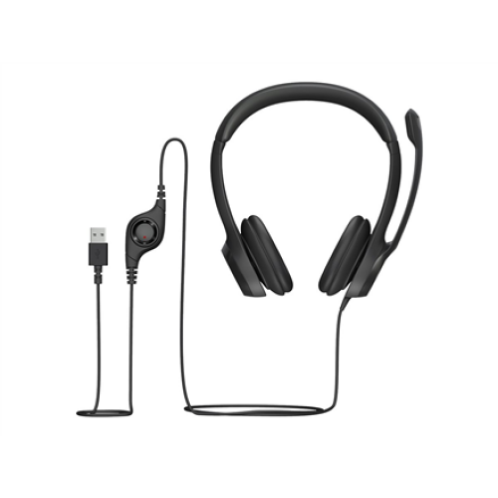 Logitech , Computer headset , H390 , Built-in microphone , USB Type-A , Black