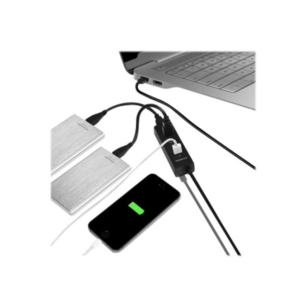 AXAGON USB3.0 Charging hub , HUE-S2BL