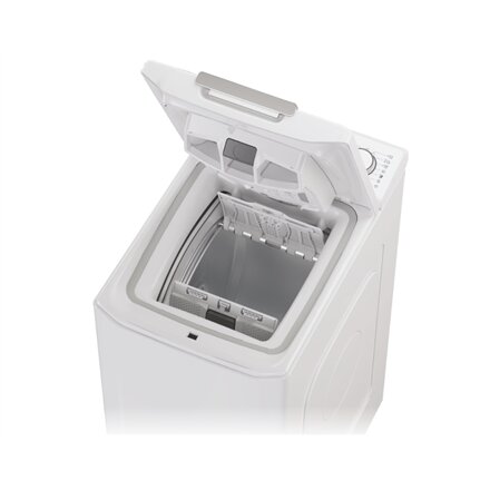 Candy , Washing Machine , TCA284TM5-S , Energy efficiency class A , Top loading , Washing capacity 8 kg , 1200 RPM , Depth 60 cm , Width 41 cm , Display , Digit , White