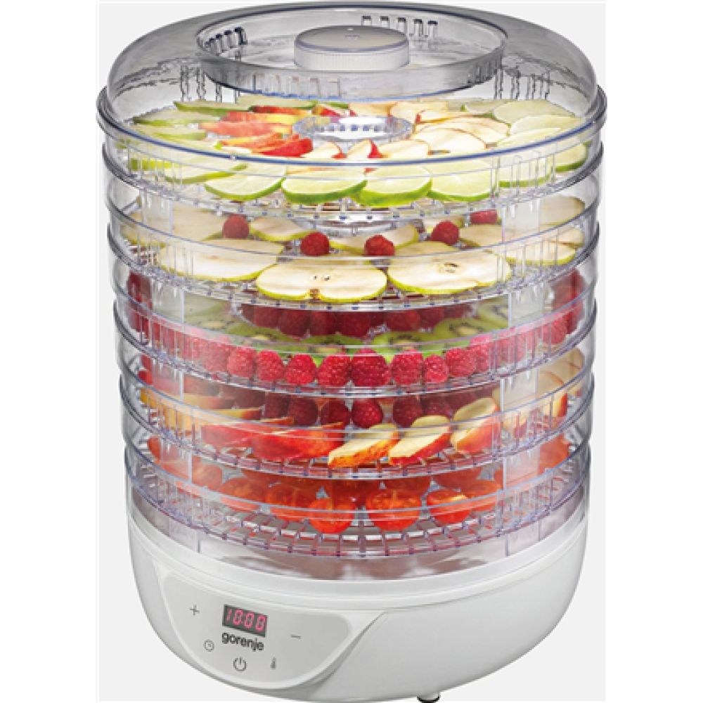 Gorenje , Food Dryer , FDK24DW , Power 380 W , Number of trays 5 , Temperature control , Integrated timer , White