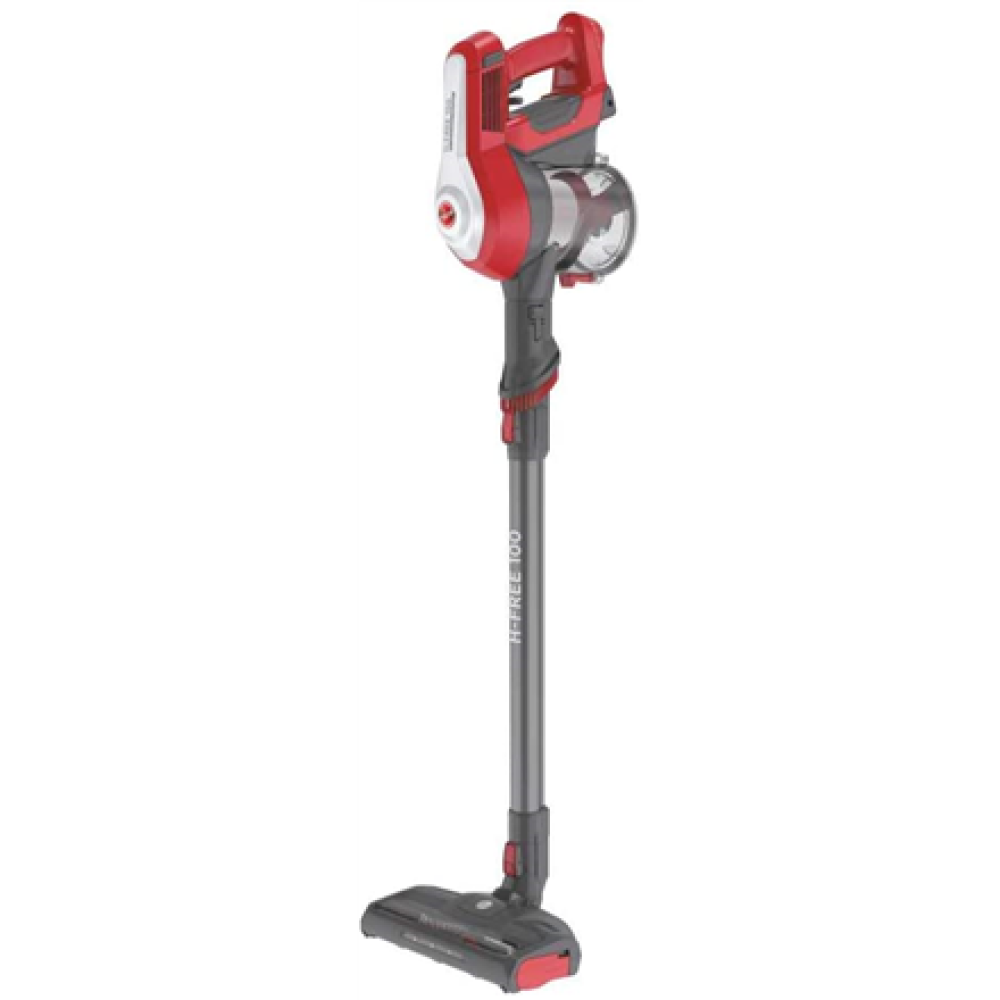 Hoover , Vacuum cleaner , HF122RH 011 , Cordless operating , Handstick and Handheld , 22 V , Operating time (max) 40 min , Silver/Red