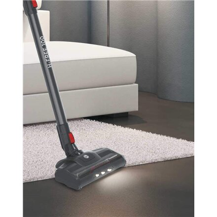 Hoover , Vacuum cleaner , HF122RH 011 , Cordless operating , Handstick and Handheld , 22 V , Operating time (max) 40 min , Silver/Red