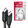 AXAGON Data and charging cable , BUCM3-CM20AB , USB Type-C to USB Type-C