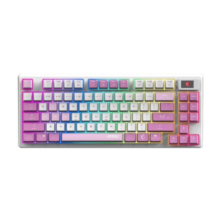 MSI FORGE GK600 TKL WIRELESS VIOLET , Gaming keyboard , Wireless , US , Mechanical Linear