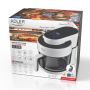Adler Air Fryer Oven with Glass Bowl , AD 6316 , Power 1200 W , Capacity 3 L , Convection , White/Black