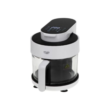 Adler Air Fryer Oven with Glass Bowl , AD 6316 , Power 1200 W , Capacity 3 L , Convection , White/Black