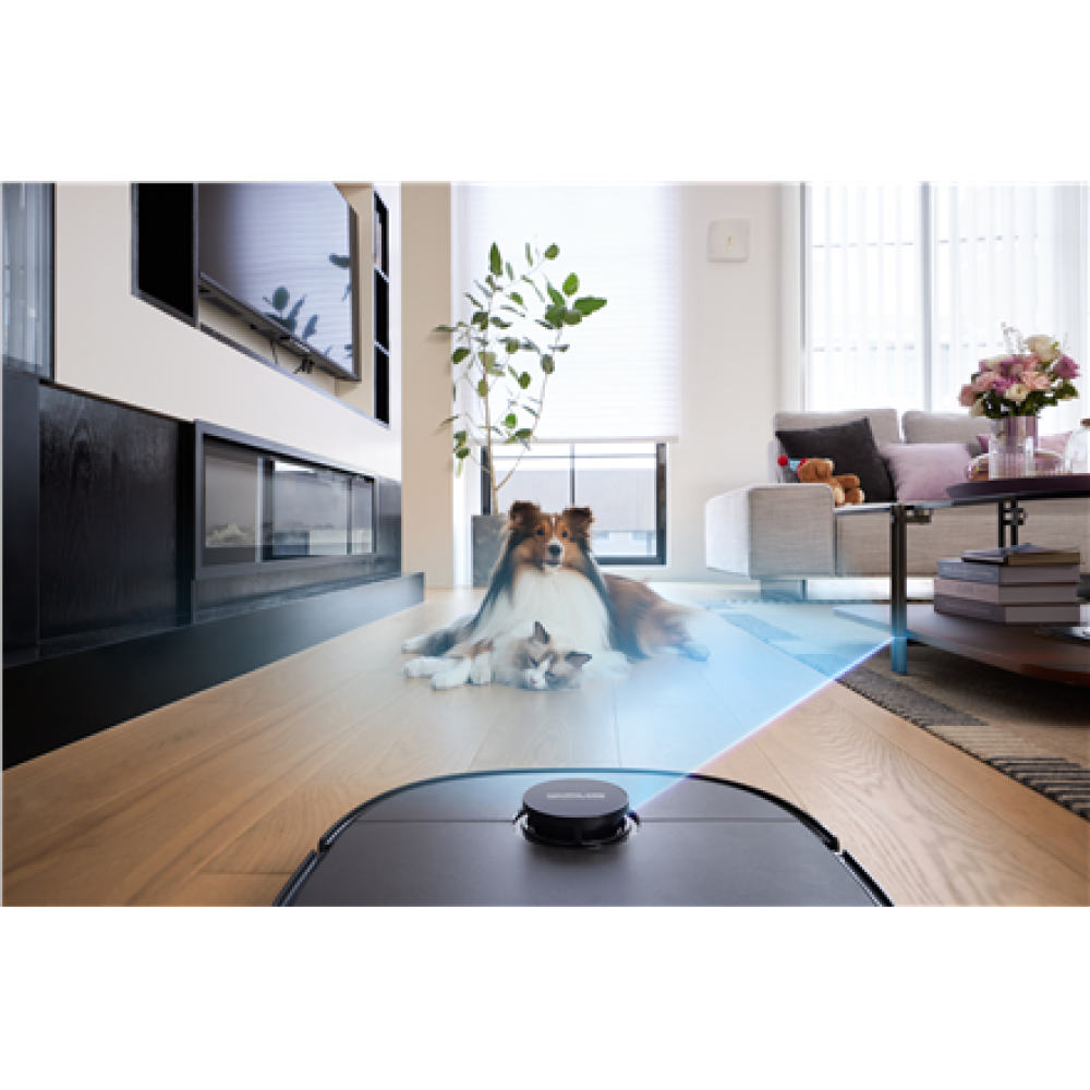 Midea V15 Robot Vacuum Cleaner, White , Midea Robot Vacuum Cleaner , V15 , Wet&Dry , 16200 Pa , Black