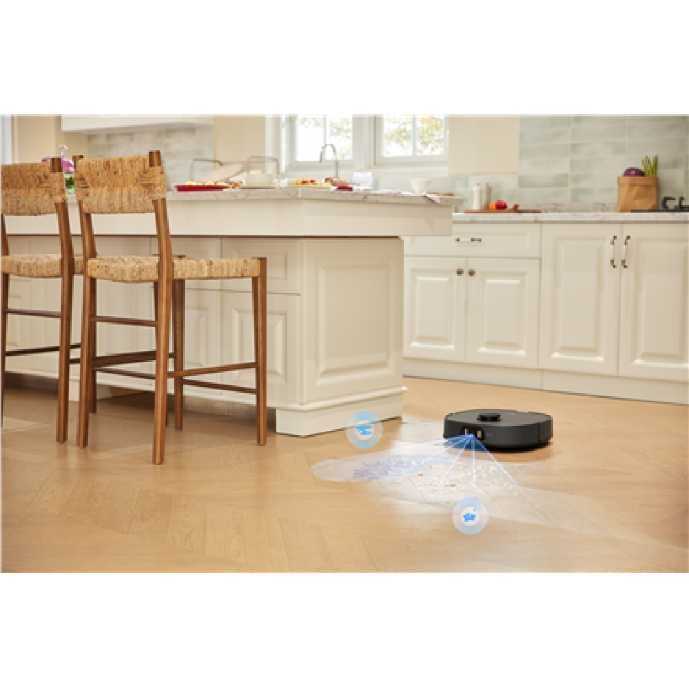 Midea V15 Robot Vacuum Cleaner, White , Midea Robot Vacuum Cleaner , V15 , Wet&Dry , 16200 Pa , Black