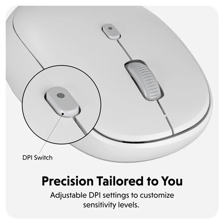 Hyper Next Bluetooth Mouse , Wireless , White