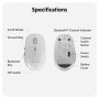 Hyper Next Bluetooth Mouse , Wireless , White