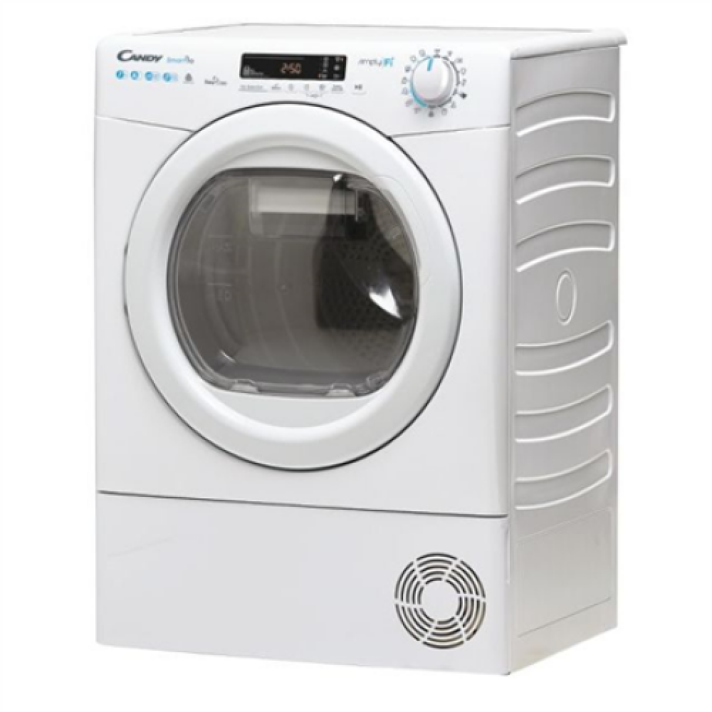 Candy , Dryer Machine , CSO4 H7A1DE-S , Energy efficiency class A+ , Front loading , 7 kg , Heat pump , Big Digit , Depth 46.5 cm , Wi-Fi , White