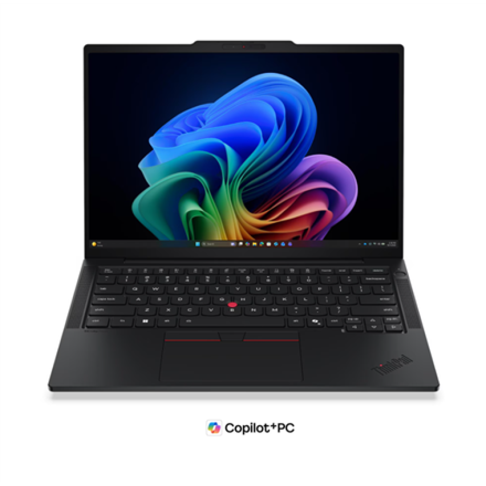 Lenovo ThinkPad T14s G7 Snapdragon , Black , 14 , IPS , WUXGA , 1920 x 1200 pixels , Anti-glare , Snapdragon X2 Elite , X2E-80-100 , 32 GB , Soldered LPDDR5X , Solid-state drive capacity 512 GB , Qualcomm Adreno GPU , Windows 11 Pro , 802.11be , Bluetooth