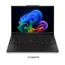 Lenovo ThinkPad T14s G7 Snapdragon , Black , 14 , IPS , WUXGA , 1920 x 1200 pixels , Anti-glare , Snapdragon X2 Elite , X2E-80-100 , 32 GB , Soldered LPDDR5X , Solid-state drive capacity 512 GB , Qualcomm Adreno GPU , Windows 11 Pro , 802.11be , Bluetooth