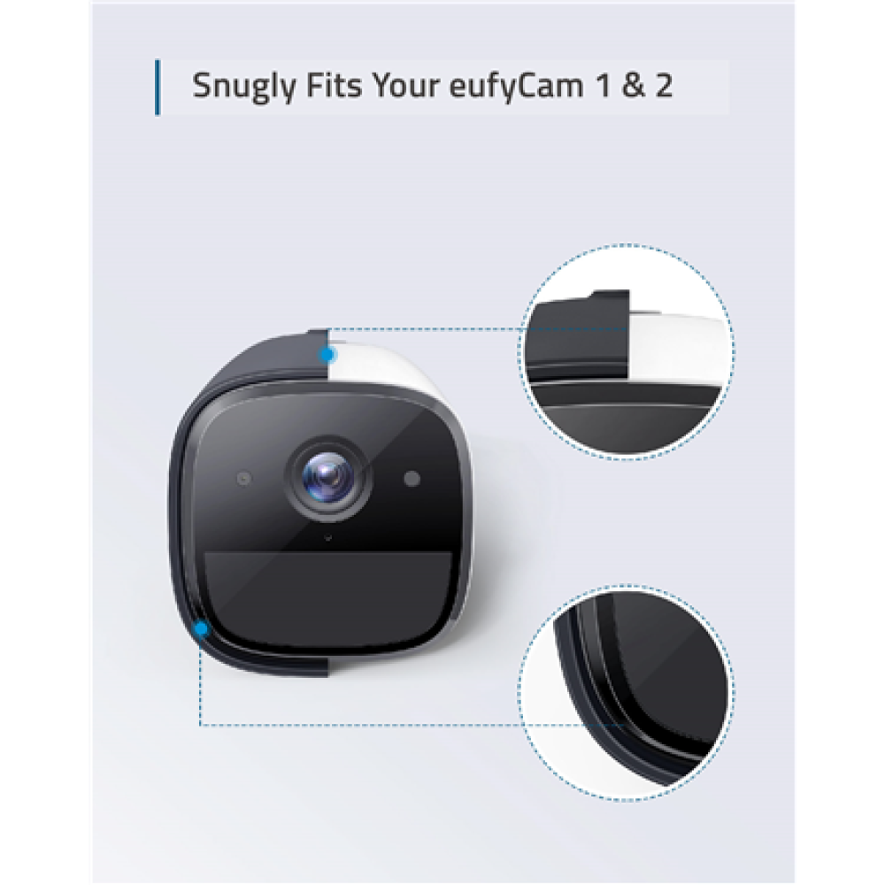 Anker Eufy , 2 Set Silicone Skins In Black , For EufyCam & EufyCam 2