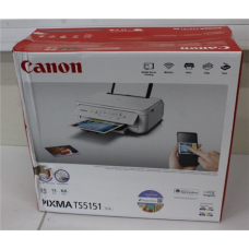 SALE OUT. Canon PIXMA TS5151 Multifunctional printer , Canon Multifunctional printer , PIXMA TS5151 , Inkjet , Colour , All-in-One , A4 , Wi-Fi , White , DAMAGED PACKAGING