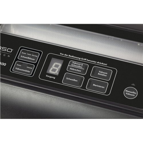 Caso , Professional Vacuum sealer , FastVAC 500 , Power 130 W , Temperature control , Stainless steel