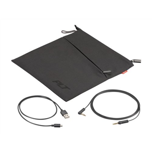 Poly VOYAGER 8200 UC,B8200,BLACK,WW Poly USB-A Headset Built-in microphone Black Wireless USB Type-A Bluetooth