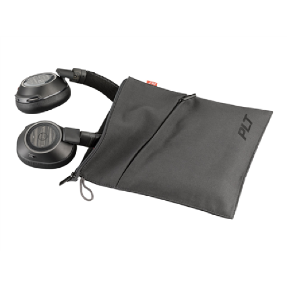 Poly VOYAGER 8200 UC,B8200,BLACK,WW Poly USB-A Headset Built-in microphone Black Wireless USB Type-A Bluetooth