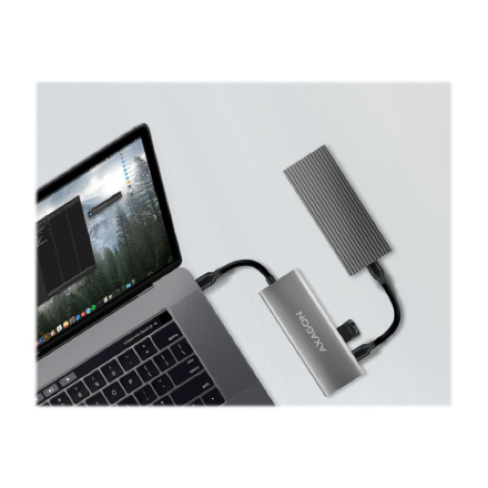 AXAGON , USB-C 10Gbps SPEEDSTER 5in1 hub (rev2.0) , HMC-5G2 , HDMI ports quantity 1