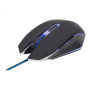 Gembird Gaming mouse, USB, blue , Gembird