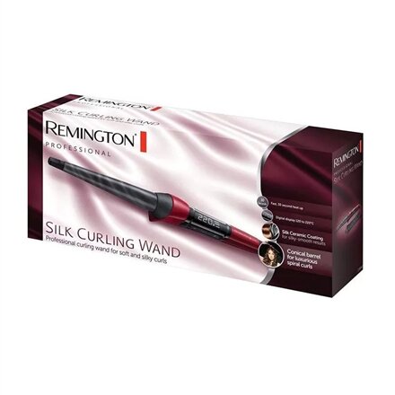 Remington , Hair Curler , CI96W1 , Ceramic heating system , Temperature (min) 120 °C , Temperature (max) 220 °C , Display Digital , Black/Red