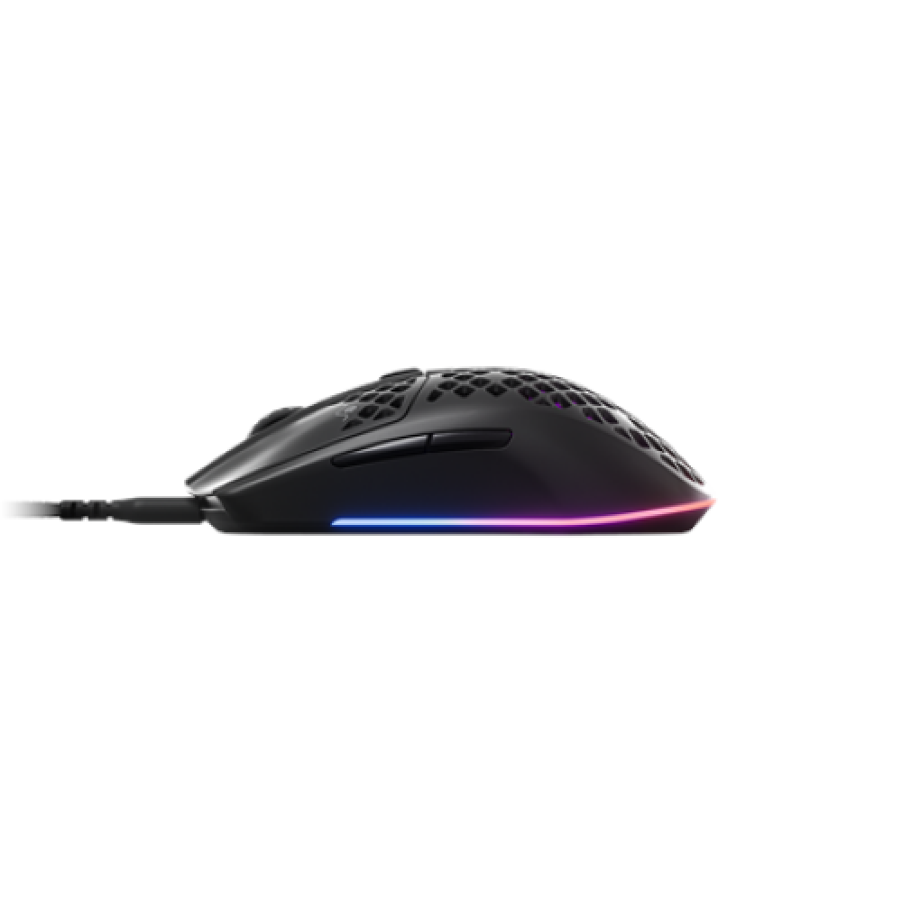 SteelSeries Gaming Mouse Aerox 3 (2022 Edition), Optical, RGB LED light, Onyx, Wired