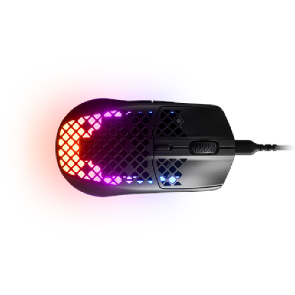 SteelSeries Gaming Mouse Aerox 3 (2022 Edition), Optical, RGB LED light, Onyx, Wired
