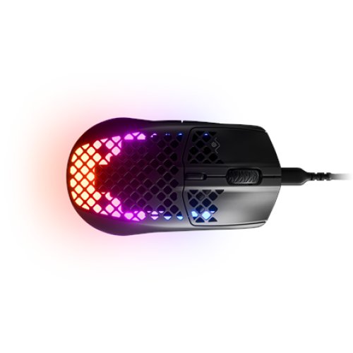 SteelSeries Gaming Mouse Aerox 3 (2022 Edition), Optical, RGB LED light, Onyx, Wired
