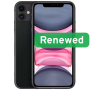 Apple Renew Grade A , Apple iPhone 11 , Black , 6.1 , Liquid Retina IPS , 128 GB , 4G , iOS